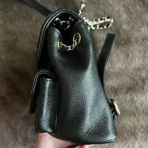 CHANEL DUMA MINI BACKPACK CC LOGO CAVIAR LEATHER 23P CHANEL DUMA MINI BACKPACK CC LOGO CAVIAR LEATHER 23P | eBay main image 3